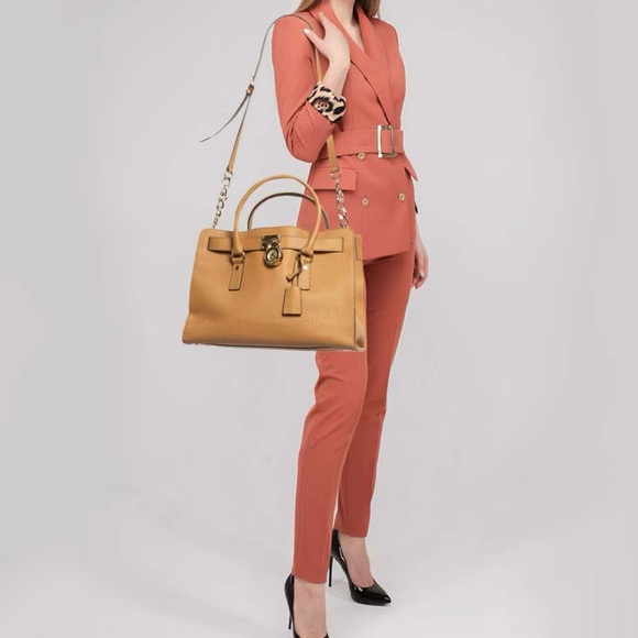 Michael Kors Tan Satchel with Gold Hardware - Picture 2 of 9